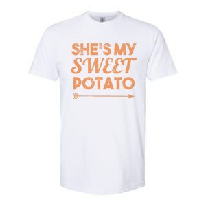 Shes My Sweet Potato Gift I Yam Matching Thanksgiving Gift Softstyle CVC T-Shirt