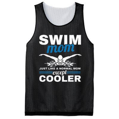 Swimmer Mother Swimming  Swim Mom Like A Normal Mom Mesh Reversible Basketball Jersey Tank