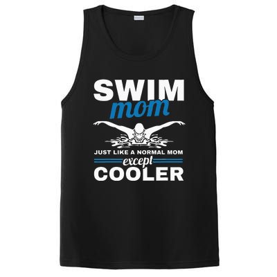 Swimmer Mother Swimming  Swim Mom Like A Normal Mom PosiCharge Competitor Tank