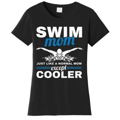 Swimmer Mother Swimming  Swim Mom Like A Normal Mom Women's T-Shirt