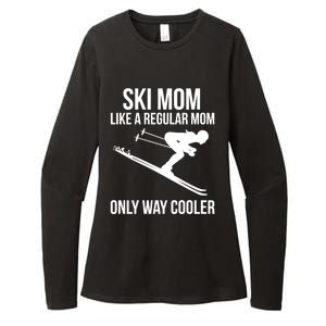 Ski Mom Skiing Gift Womens CVC Long Sleeve Shirt