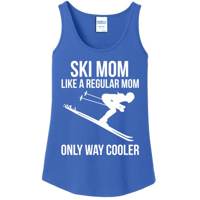 Ski Mom Skiing Gift Ladies Essential Tank