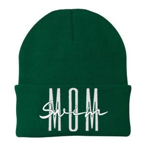 Swim Mom Swim Mama Swim Team Swimmers Mother Knit Cap Winter Beanie