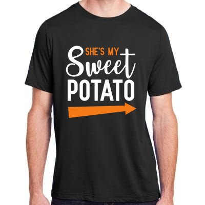 Shes My Sweet Potato Yam Couple Halloween Gift Adult ChromaSoft Performance T-Shirt