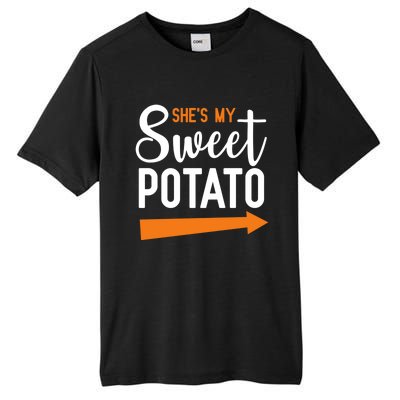 Shes My Sweet Potato Yam Couple Halloween Gift Tall Fusion ChromaSoft Performance T-Shirt