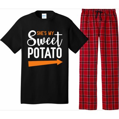 Shes My Sweet Potato Yam Couple Halloween Gift Pajama Set