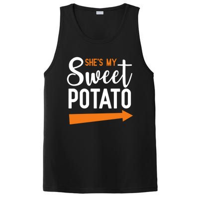 Shes My Sweet Potato Yam Couple Halloween Gift PosiCharge Competitor Tank