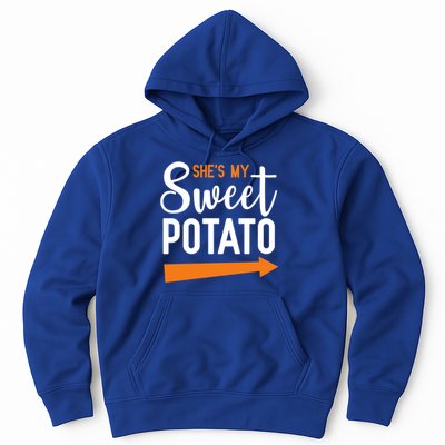 Shes My Sweet Potato Yam Couple Halloween Gift Hoodie