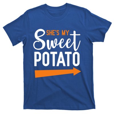 Shes My Sweet Potato Yam Couple Halloween Gift T-Shirt