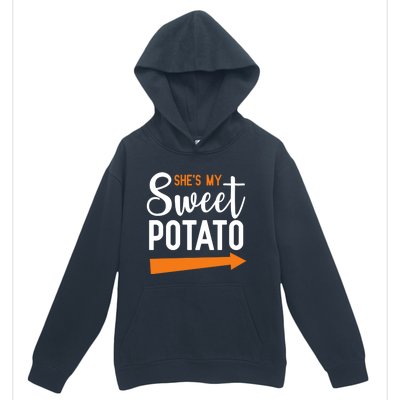 Shes My Sweet Potato Yam Couple Halloween Gift Urban Pullover Hoodie