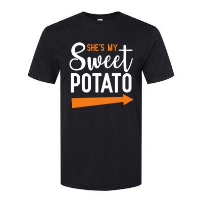 Shes My Sweet Potato Yam Couple Halloween Gift Softstyle CVC T-Shirt