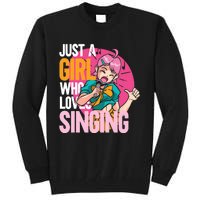 Singing | Musician Singer | Just A Girl Who Loves Singing Tall Sweatshirt