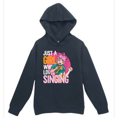 Singing | Musician Singer | Just A Girl Who Loves Singing Urban Pullover Hoodie