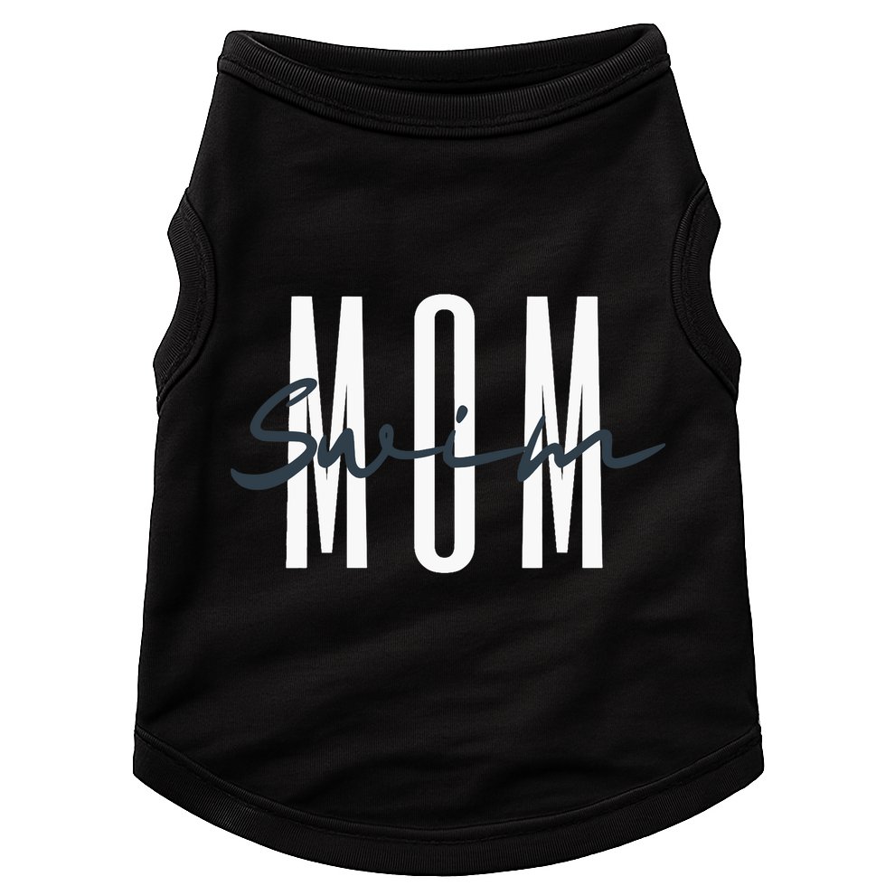 Swim Mom Swim Mama Swim Team Swimmers Mother Doggie Tank