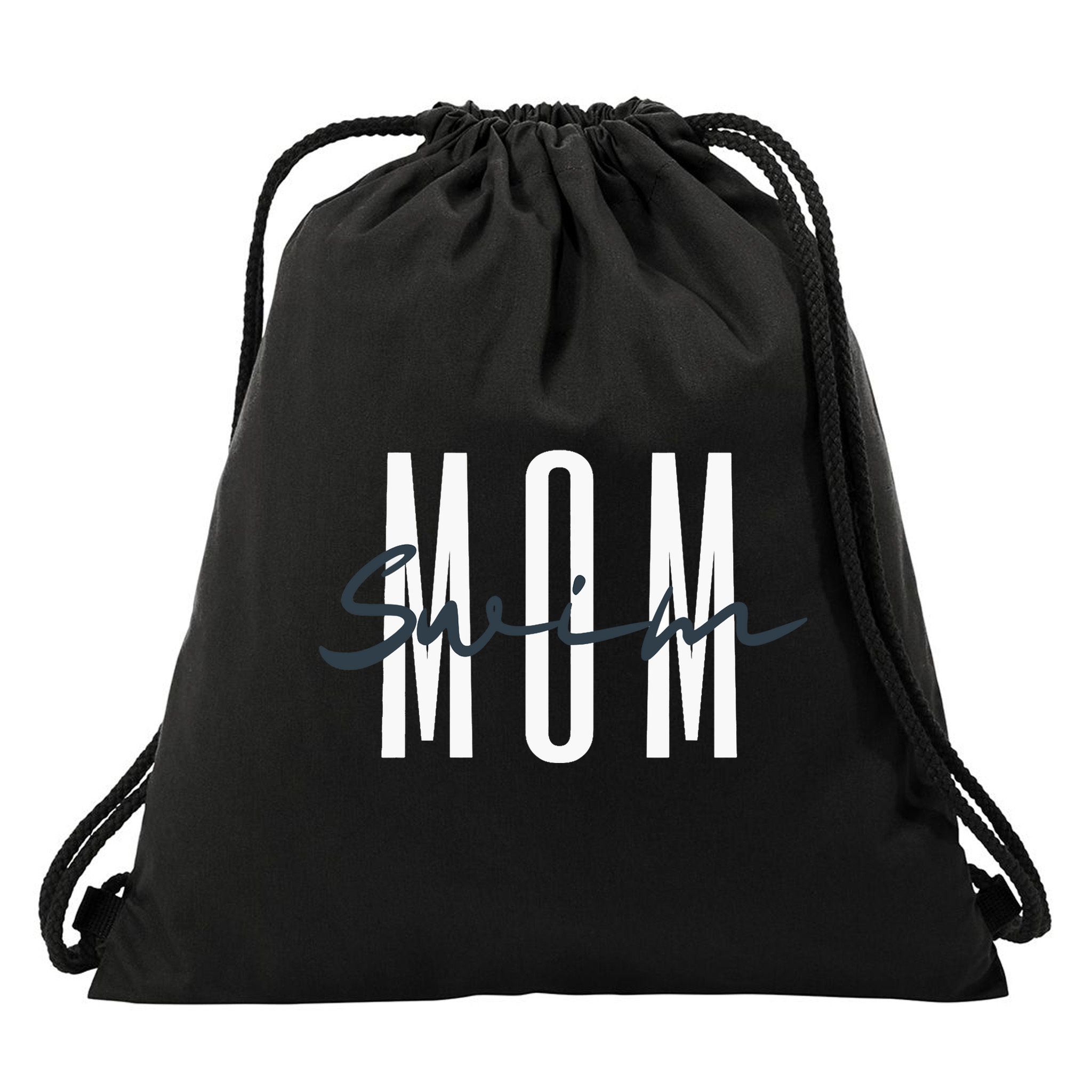 Swim Mom Swim Mama Swim Team Swimmers Mother Drawstring Bag