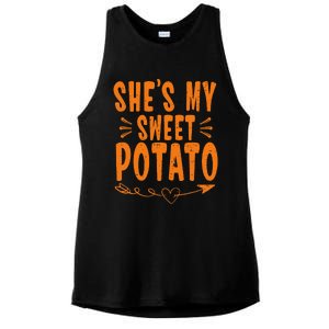 SheS My Sweet Potato I Yam Ladies PosiCharge Tri-Blend Wicking Tank