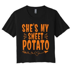 SheS My Sweet Potato I Yam Women's Crop Top Tee