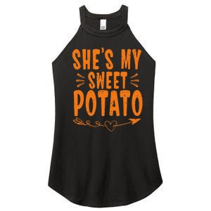 SheS My Sweet Potato I Yam Women's Perfect Tri Rocker Tank