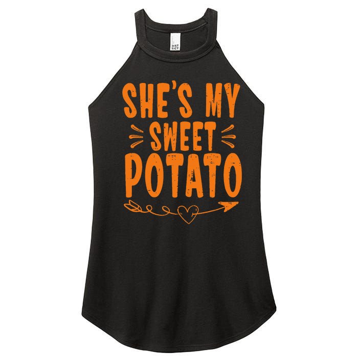 SheS My Sweet Potato I Yam Women's Perfect Tri Rocker Tank