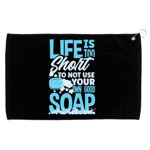 Soap Making Soap Maker Funny Quote Gift Grommeted Golf Towel