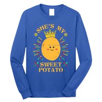 Shes My Sweet Potato I Yam Funny Thanksgiving Couples Gift Long Sleeve Shirt