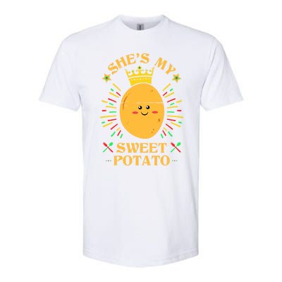 Shes My Sweet Potato I Yam Funny Thanksgiving Couples Gift Softstyle CVC T-Shirt