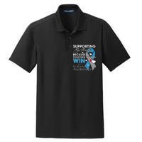 Supporting My Sister T1D Diabetic Type 1 Diabetes Awareness Dry Zone Grid Polo