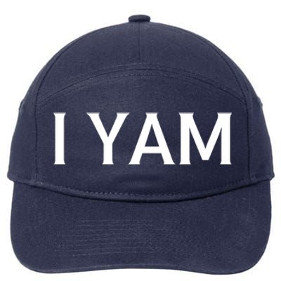 SheS My Sweet Potato I Yam Set Couples Thanksgiving Fun 7-Panel Snapback Hat