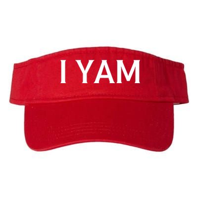 SheS My Sweet Potato I Yam Set Couples Thanksgiving Fun Valucap Bio-Washed Visor