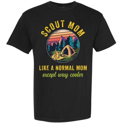 Scout Mom Scouting Troop Leader Camping Lovers Garment-Dyed Heavyweight T-Shirt