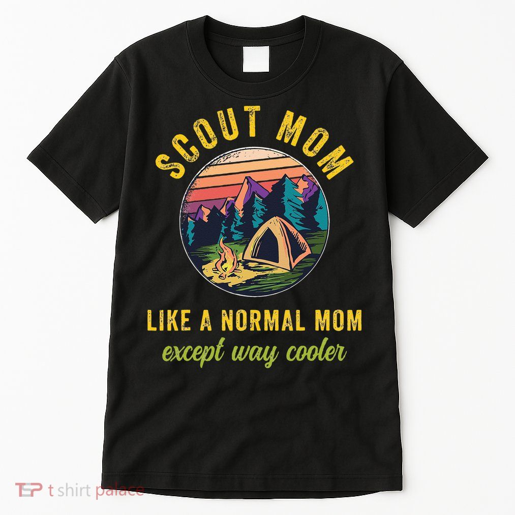Scout Mom Scouting Troop Leader Camping Lovers Tall T-Shirt