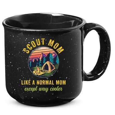 Scout Mom Scouting Troop Leader Camping Lovers 15oz Campfire Ceramic Mug