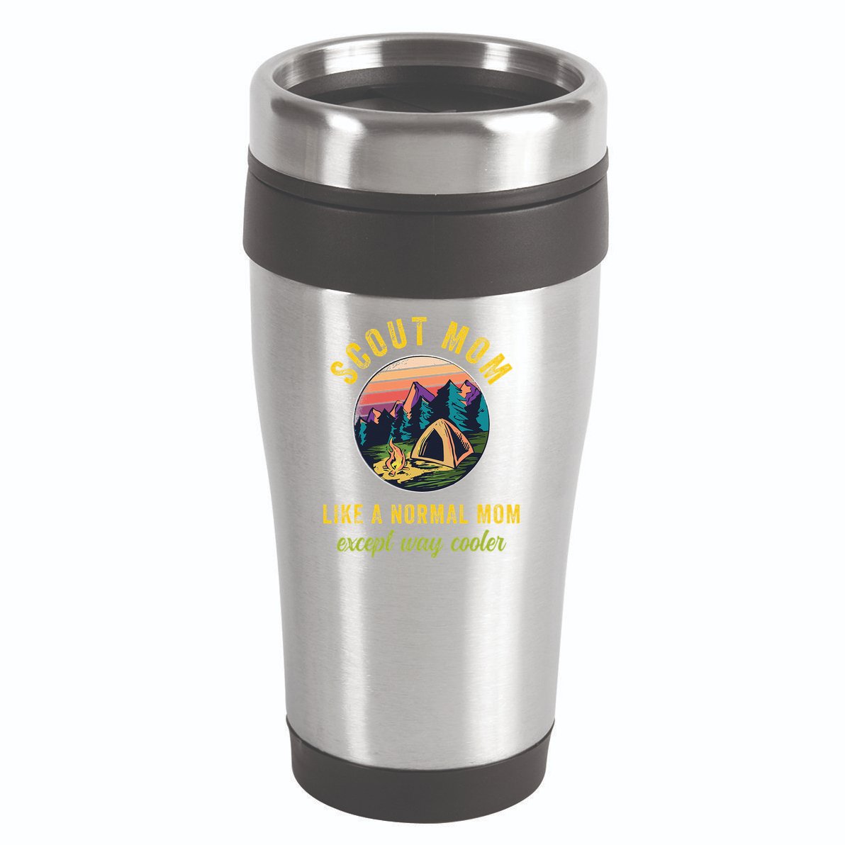 Scout Mom Scouting Troop Leader Camping Lovers 16oz Travel Tumbler
