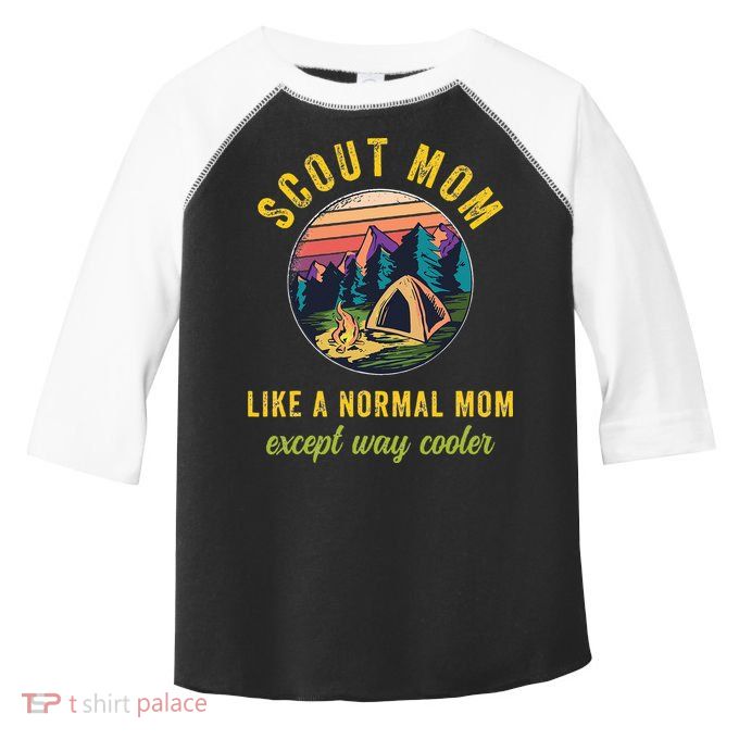 Scout Mom Scouting Troop Leader Camping Lovers Toddler Fine Jersey T-Shirt