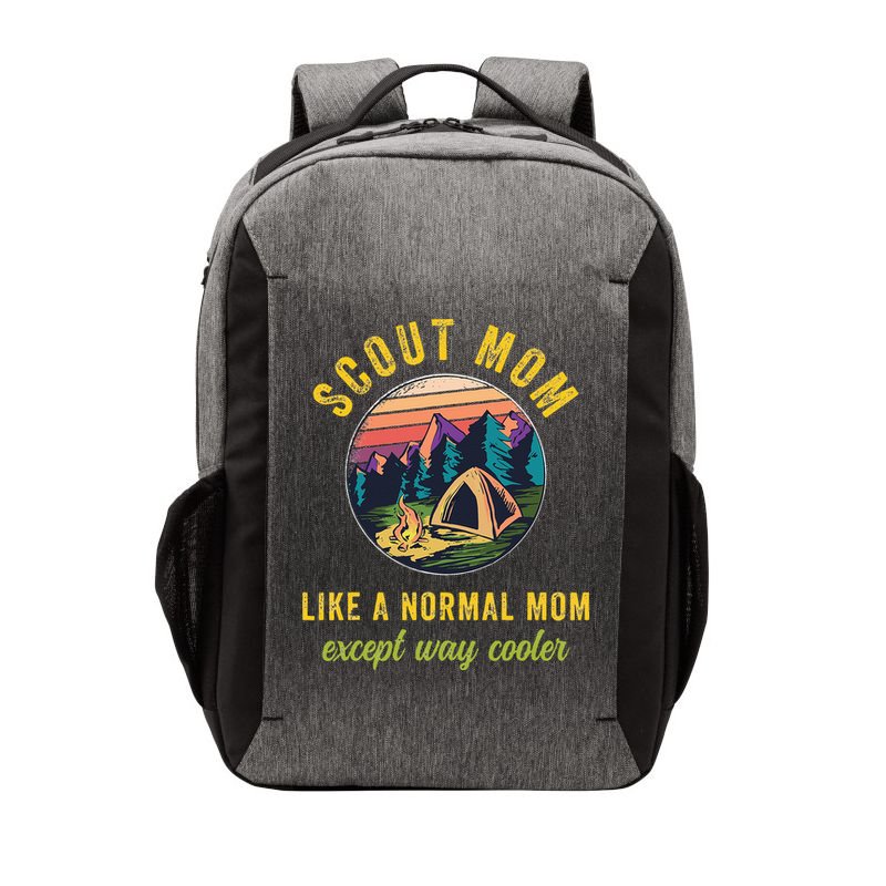 Scout Mom Scouting Troop Leader Camping Lovers Vector Backpack