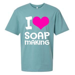 Soap Making Soap Maker I Love Soap Gift Sueded Cloud Jersey T-Shirt