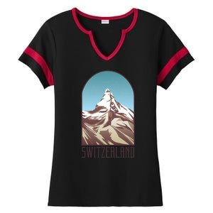 Switzerland Mountain Ladies Halftime Notch Neck Tee