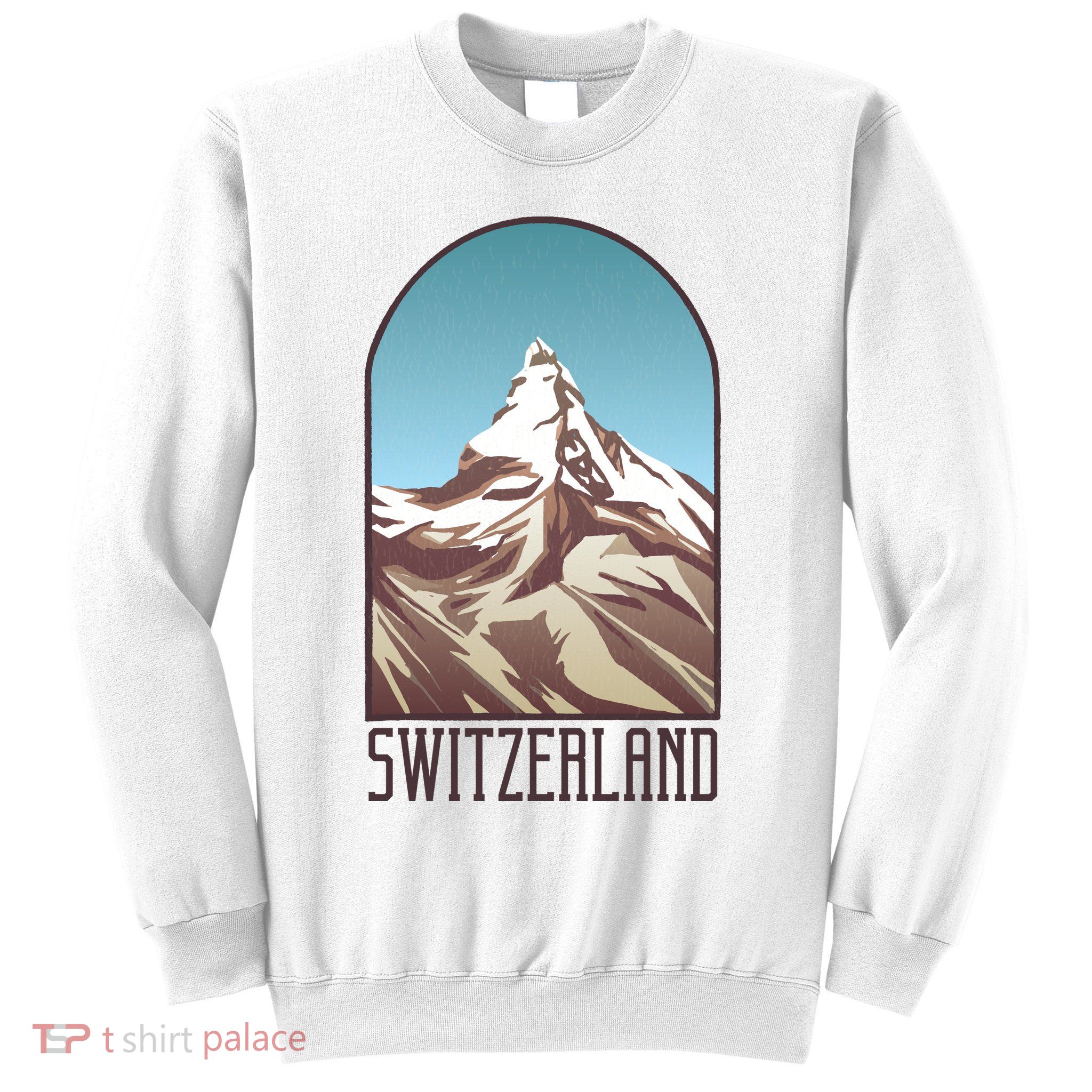 Switzerland Mountain Sweatshirt