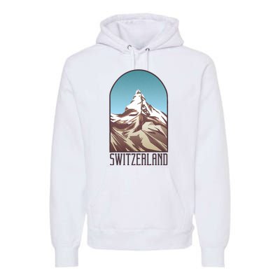 Switzerland Mountain Premium Hoodie