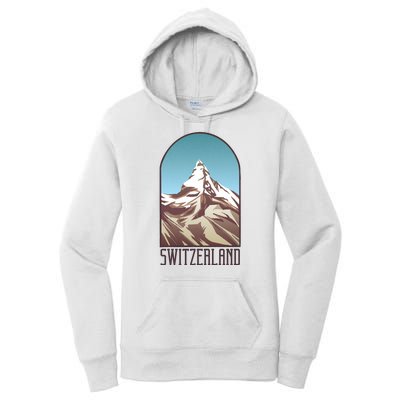 Switzerland Mountain Women's Pullover Hoodie