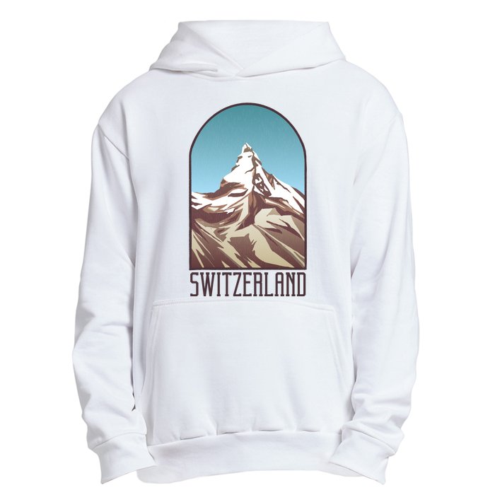 Switzerland Mountain Urban Pullover Hoodie