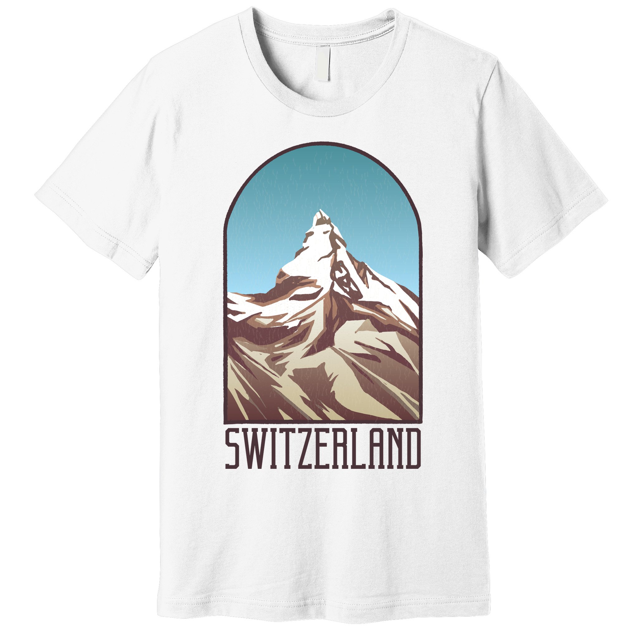 Switzerland Mountain Premium T-Shirt