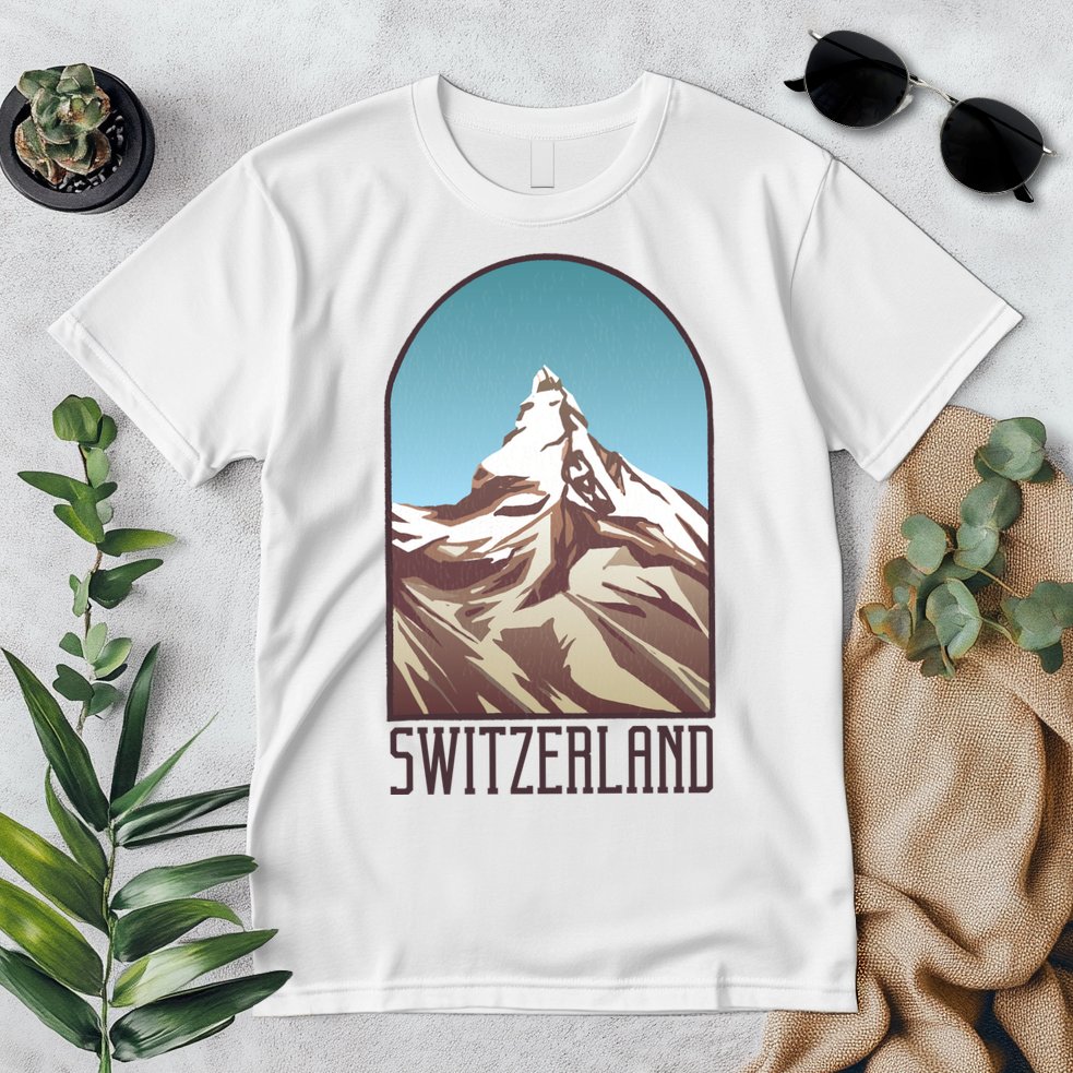 Switzerland Mountain Premium T-Shirt