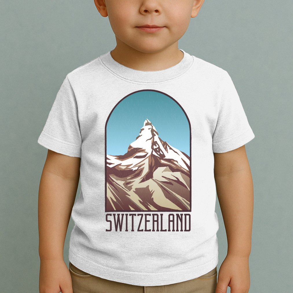 Switzerland Mountain Toddler T-Shirt