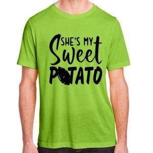 SheS My Sweet Potato I Yam Set Couples Thanksgiving Adult ChromaSoft Performance T-Shirt