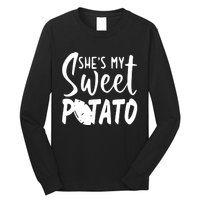 SheS My Sweet Potato I Yam Set Couples Thanksgiving Long Sleeve Shirt