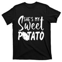 SheS My Sweet Potato I Yam Set Couples Thanksgiving T-Shirt