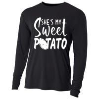 SheS My Sweet Potato I Yam Set Couples Thanksgiving Cooling Performance Long Sleeve Crew