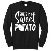 SheS My Sweet Potato I Yam Set Couples Thanksgiving Tall Sweatshirt