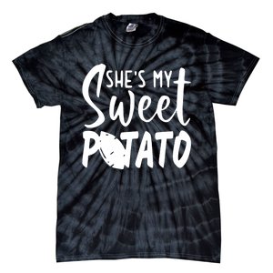 SheS My Sweet Potato I Yam Set Couples Thanksgiving Tie-Dye T-Shirt